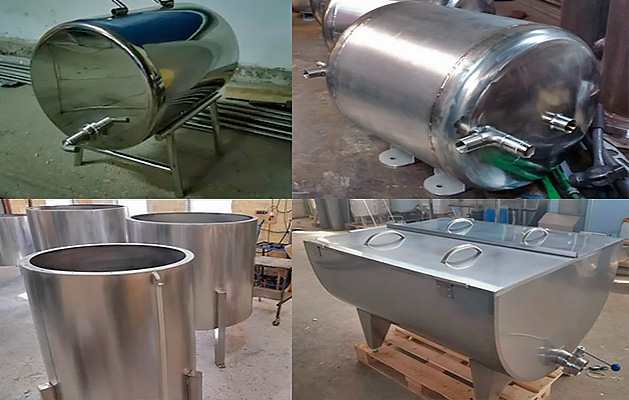 Емкости  баки из нержавеющей стали