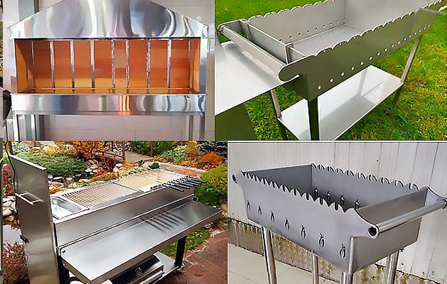 Изготовим на заказ мангал из нержавеющей стали