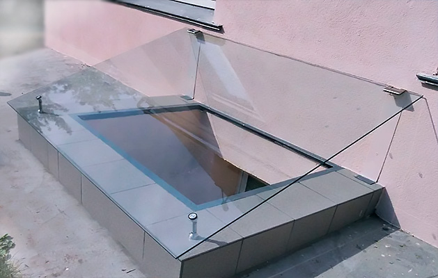 козырьки и навесы из нержавеющей стали и стекла