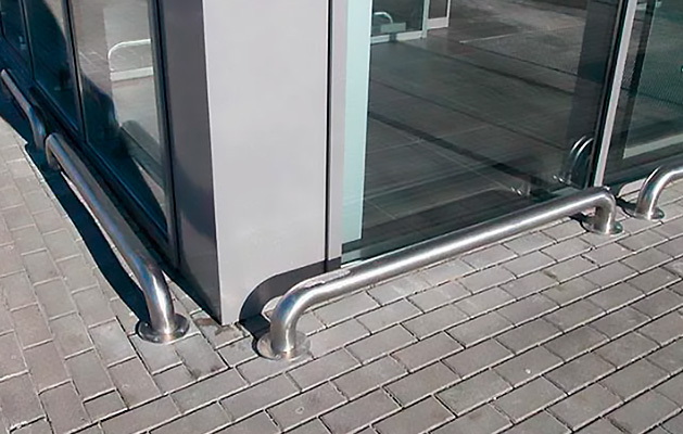 козырьки и навесы из нержавеющей стали и стекла